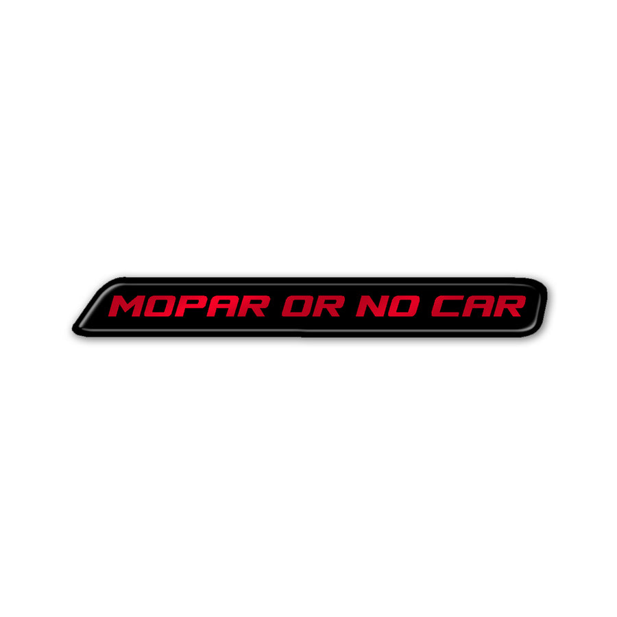 "Mopar or No Car" HVAC Inlay