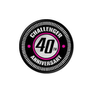 "Challenger 40th Anniversary" Fuel Door Inlay