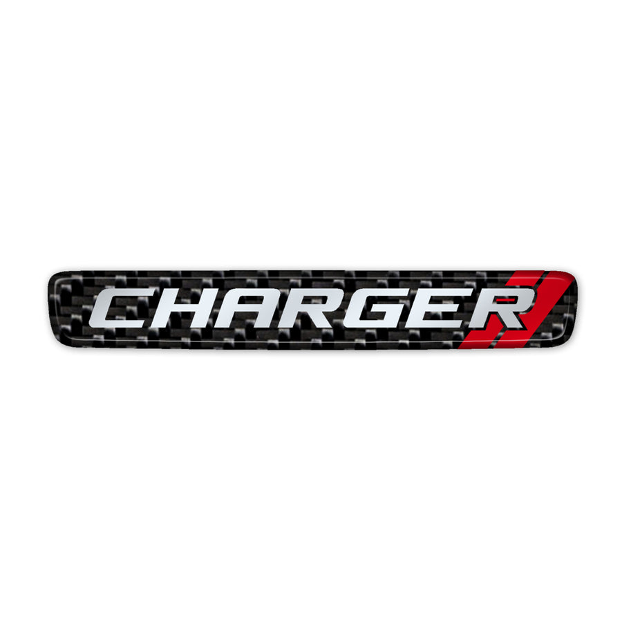 "Simulated Carbon Fiber Charger" Steering Wheel Center Badge