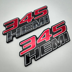 345 Hemi Fender Badge
