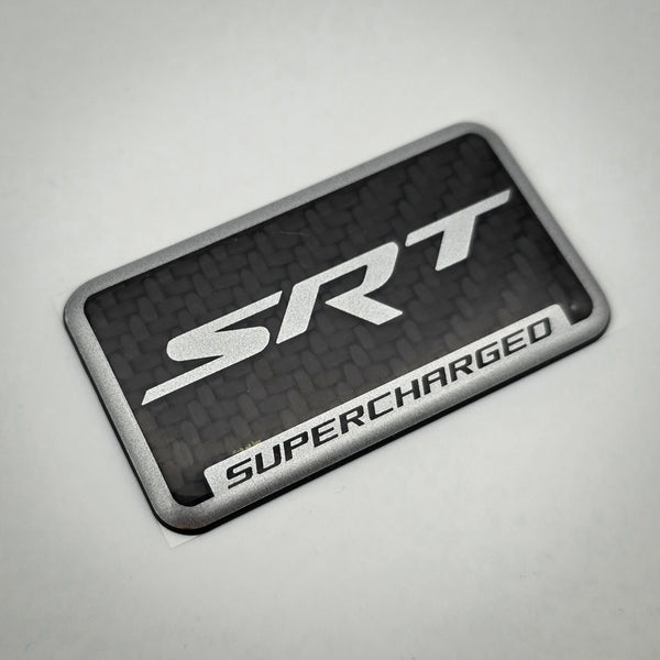 "Carbon Fiber SRT Supercharger" Badge