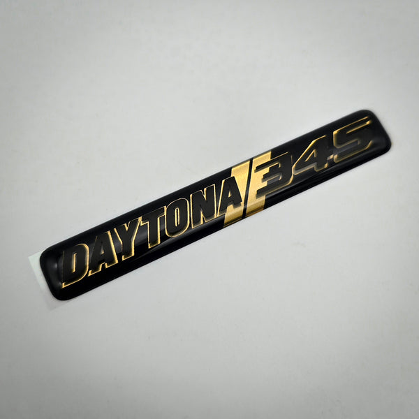 Gold Daytona 345 Dash Badge