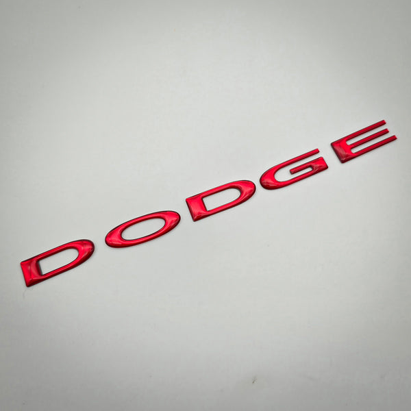 "Dodge Durango" Trunk Badge Inlays