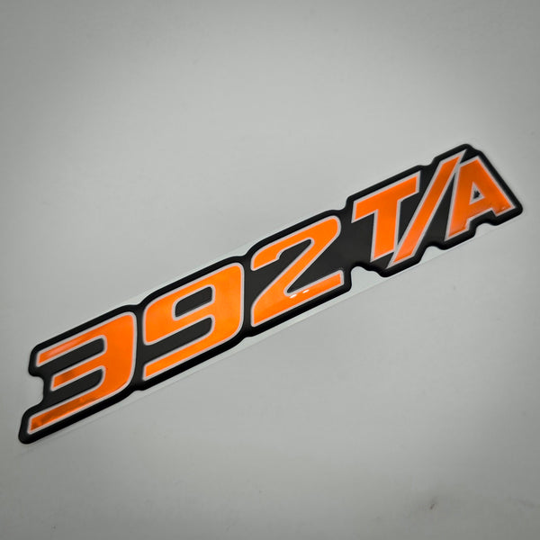 "392 T/A Standard" Grille Badge