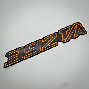 "392 T/A OL" Grille Badge