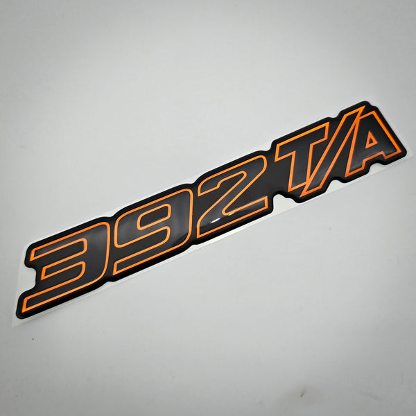 "392 T/A OL" Grille Badge