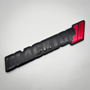 "Blacktop" Grille Badge