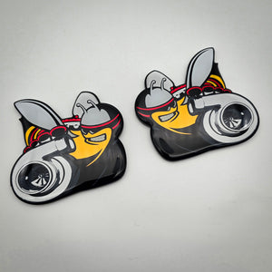 "Scat Pack Turbo" Fender Badges