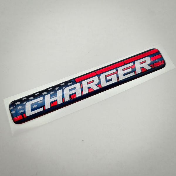 "Charger Patriot Pack" Dash Badge