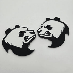 Poison Panda Fender Badges