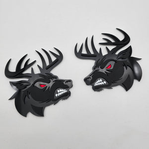 Black Stag Fender Badge