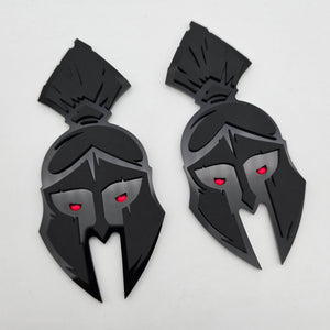 Spartan Warrior Fender Badges