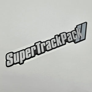 "Super Track Pack" Grille Badge
