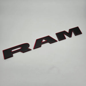 Matte "Ram" Grille Lettering