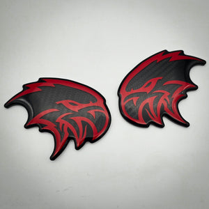 "Carbon Fiber Trackhawk" Fender Badge