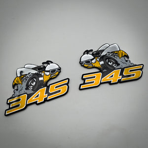 345 "Super Scat" Fender Badge