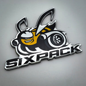 Six Pack Twin Turbo Fender Badges