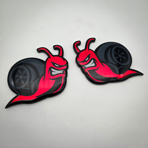 "Hell Snail" Turbo-Shell Fender Badges