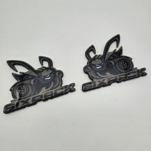 Six Pack Twin Turbo Fender Badges