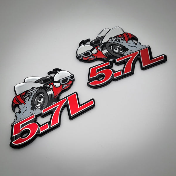 5.7L "Super Scat" Fender Badge