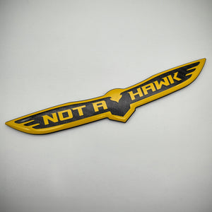 Carbon Fiber "Not-A-Hawk" Trunk Badge