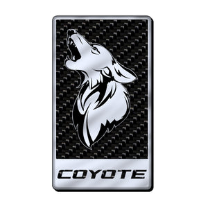 Carbon Fiber COYOTE Trunk Badge