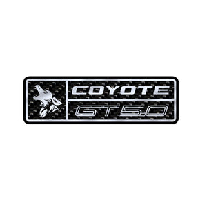 Carbon Fiber COYOTE Dash Badge