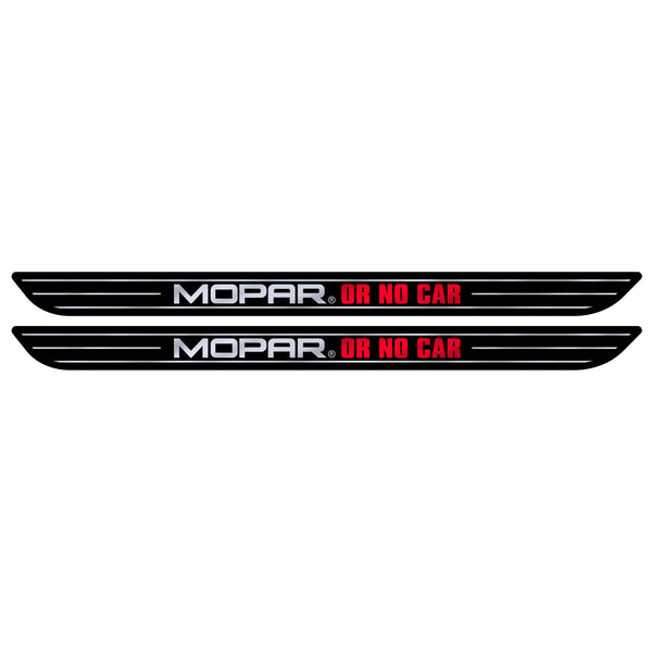 "Mopar Or No Car" Door Sill Appliqué