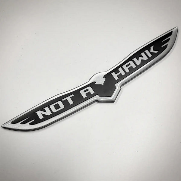 Matte "Not-A-Hawk" Trunk Badge