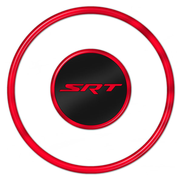 Round "SRT" Steering Wheel Center Badge