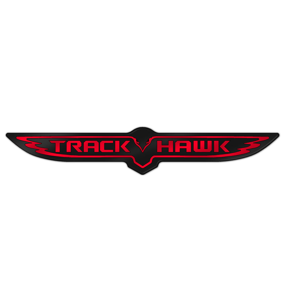 "Matte Trackhawk V2" Trunk Badge