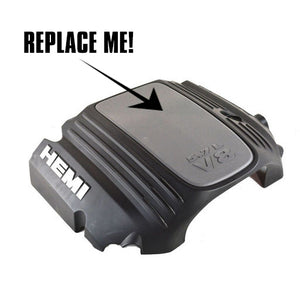 "Powered By SRT" Scat Pack 5.7L Engine Cover Inlay