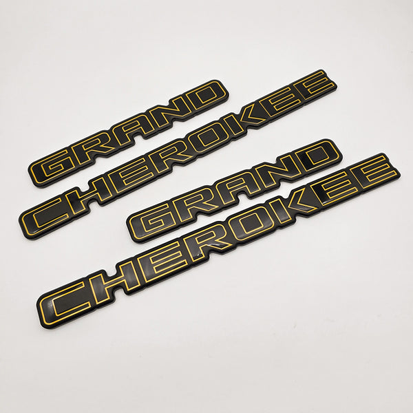 "Grand Cherokee" Door Badges