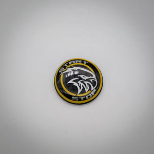 "Carbon Fiber Trackhawk" Start Button