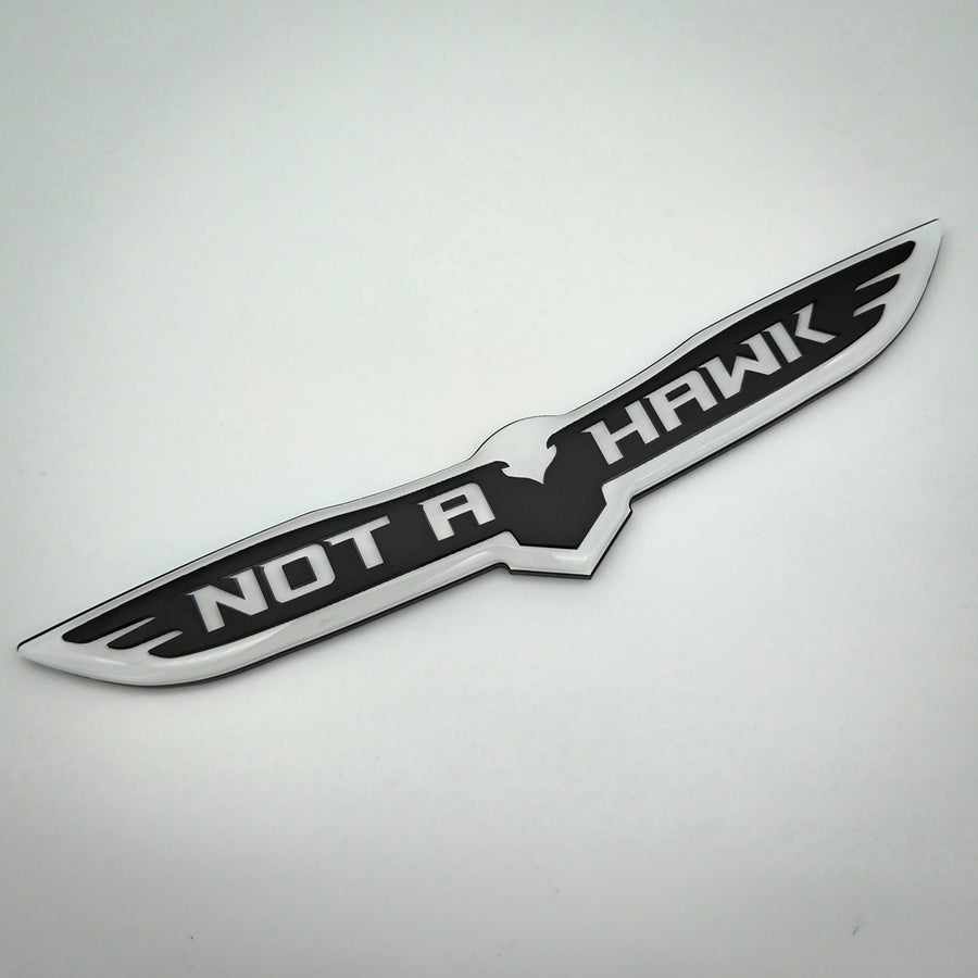 Matte "Not-A-Hawk" Trunk Badge