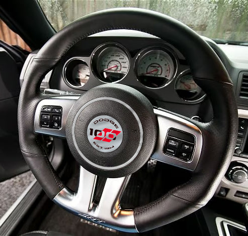 Silver "EST 1914" Steering Wheel Center Badge