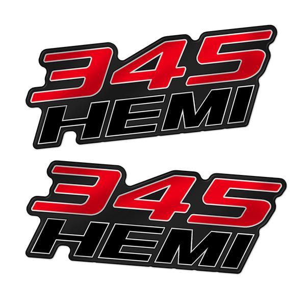 345 Hemi Fender Badge