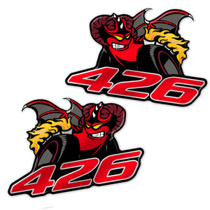 426 "Demon Pack" Fender Badge