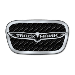 "Carbon Fiber Trackhawk" Steering Wheel Center Badge
