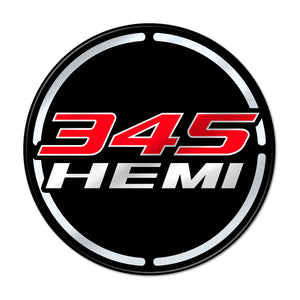 "345 Hemi" Engine Bay Cup Holder Inlay