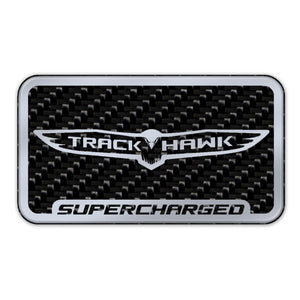 "Carbon Fiber Trackhawk Supercharger" Badge