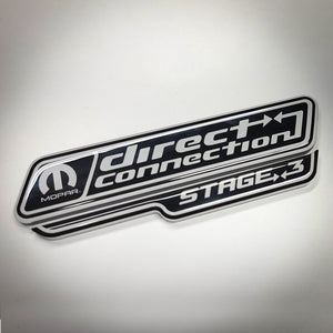 Direct Connection "Black & White" Fender Badge