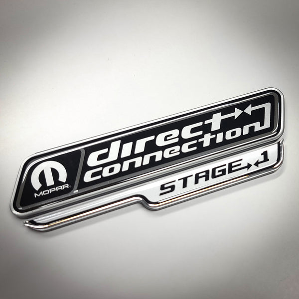 Direct Connection Black Metallic Fender Badge