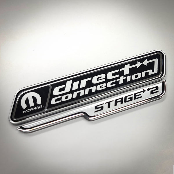 Direct Connection Black Metallic Fender Badge