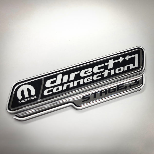 Direct Connection Black Metallic Fender Badge