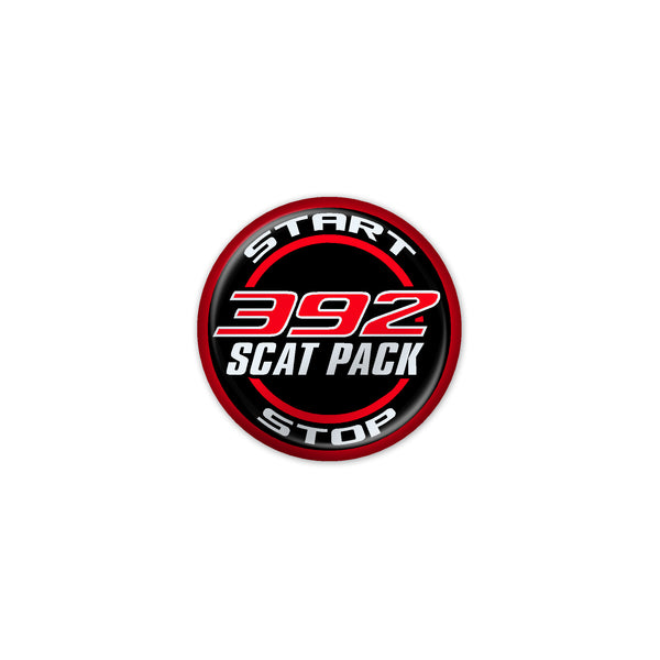 "392 Scat Pack" Start Button