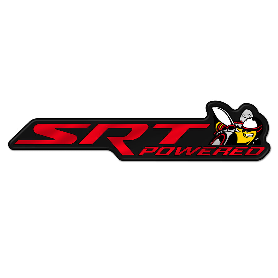 "SRT Powered Scat Pack" Grille Badge