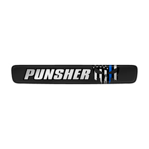 "Thin Blue Line Punisher" Steering Wheel Center Badge