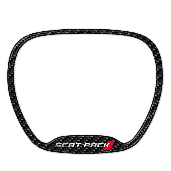 Simulated Carbon Fiber Scat Pack Steering Wheel Trim Ring