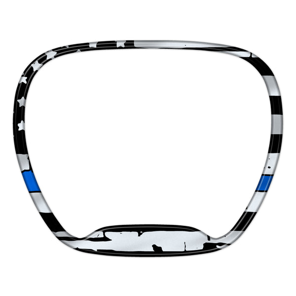 "Thin Blue Line Punisher" Steering Wheel Trim Ring